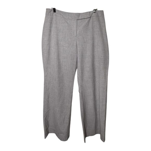Loft grey Julie dress trouser pants size 10 polyester blend - Picture 1 of 9